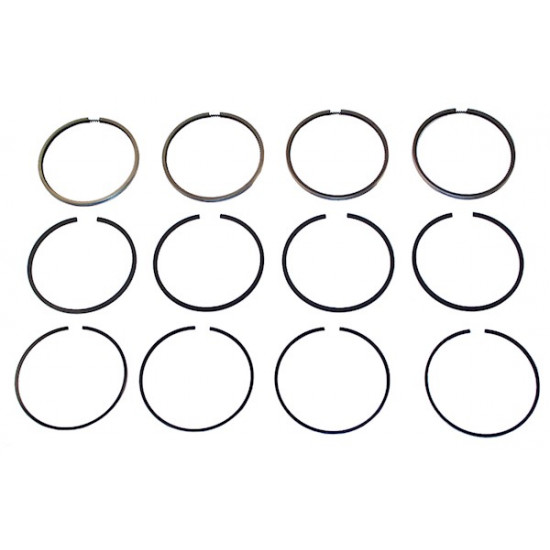 Piston ring set, 77.5 mm, 2.0x3.40, 1.75x3.30, 3.0x3.65 mm
