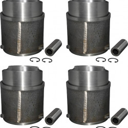Piston and cylinder set, casted, bore 94.0 mm, stroke 69.0 mm, upper 107 mm, lower 100 mm, CLASSIC