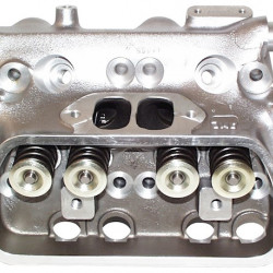 Cylinder head, complete with valves