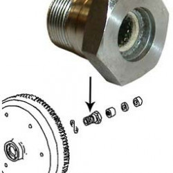 Gland nut for flywheel (not automatics), M28x1.5x27 mm