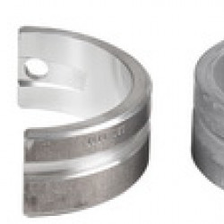 Crankshaft main bearing set, aluminum alloy, std. crankcase, std. crankshaft, 22 mm thrust, MAHLE