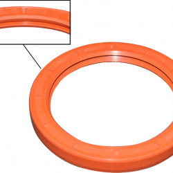 Flywheel oil seal, 70x90x10 mm, twin lips