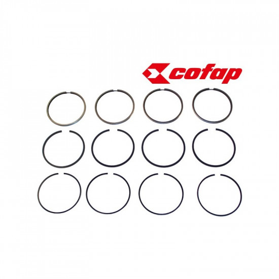 Piston ring set, 76.50 mm, 1.75x3.30, 2.0x3.40, 3.0x3.65 mm, Cofap