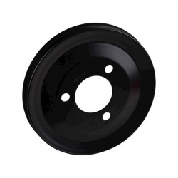 Pulley for water pump, black. For models without power steering