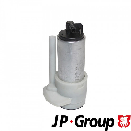 Fuel pump with plastic filter