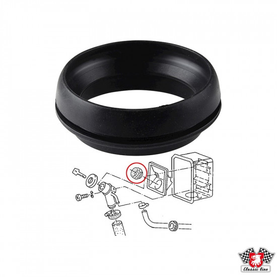 Fuel filler neck seal