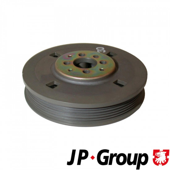 Pulley for crankshaft with damper