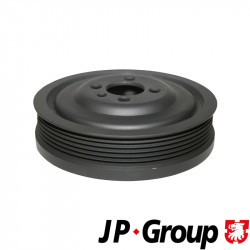 Pulley for crankshaft with damper