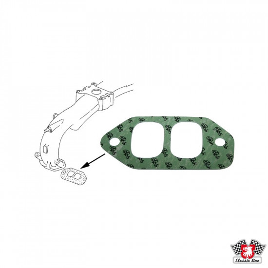 Gasket for intake manifold, outer