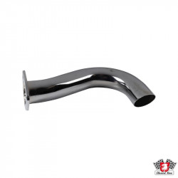 Tail pipe, stainless steel, chromed