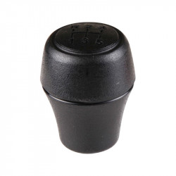 Gear knob, 1-5 + R, black, Original