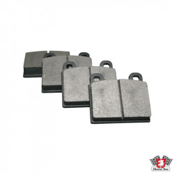 Brake pad set, front, 19.0 mm, with E-mark