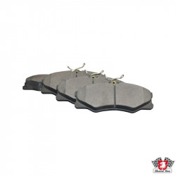 Brake pad set, front, 19.7 mm