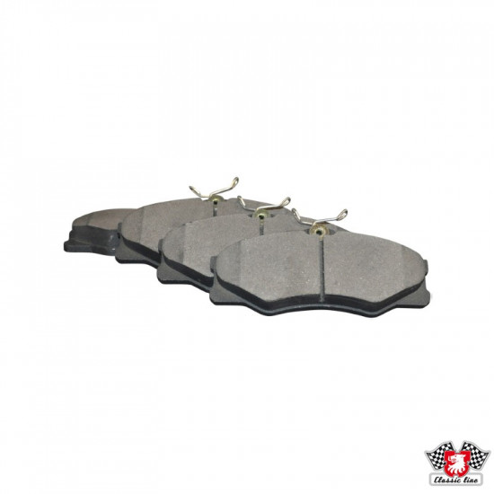 Brake pad set, front, 19.7 mm