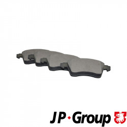 Brake pad set, front, 19.6 mm