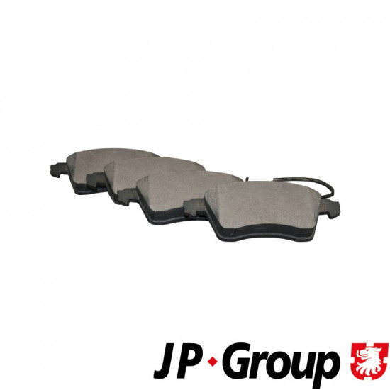 Brake pad set, front, 20,6 mm