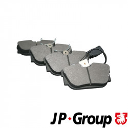 Brake pad set, rear, 16.5 mm