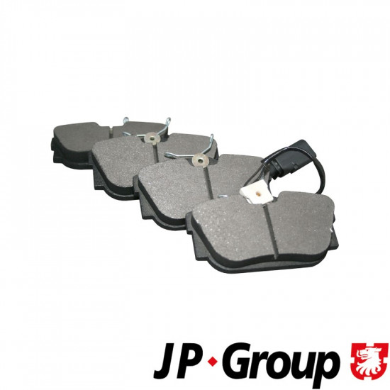 Brake pad set, rear, 16.5 mm