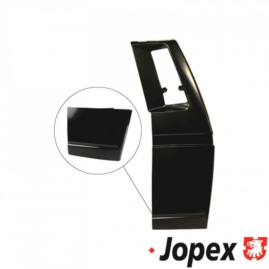 Rear corner panel, lower section, left, height 300 mm Rear corner panel, lower section, left, height 300 mm