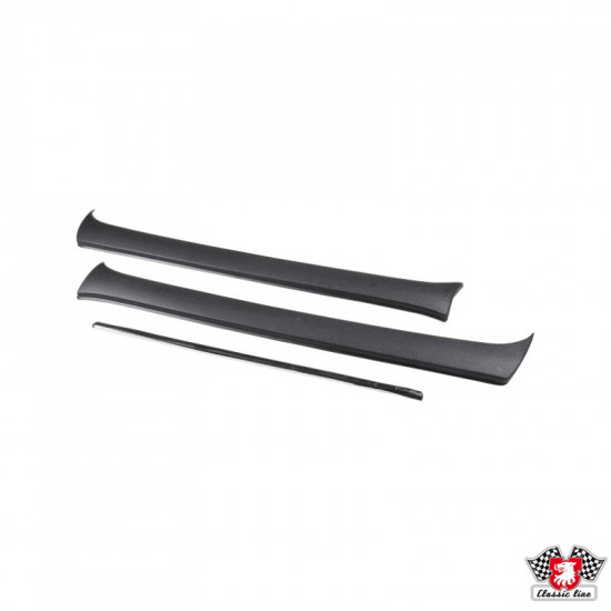 GTI spoiler set for A-pillar, black, left/right