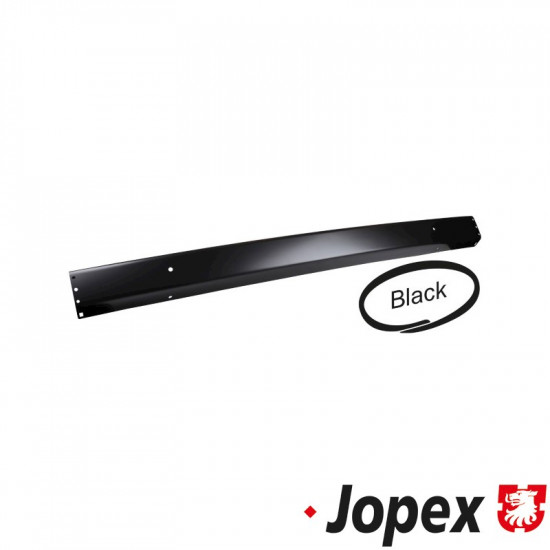 Rear bumper, heavy duty, 2.3 mm, black Rear bumper, heavy duty, 2.3 mm, black