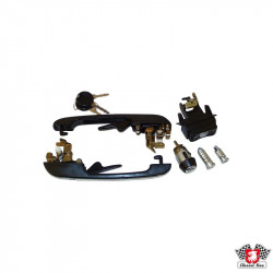 Lock kit, complete, consisting of: Door handles front, trunk lock, ignition lock and gas tank lock with keys