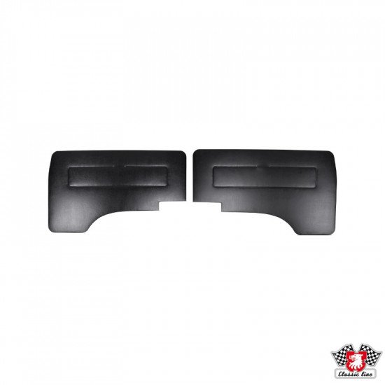 Interior panel kit, 2 pcs., black vinyl