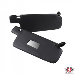 Sun visor set, black, left/right