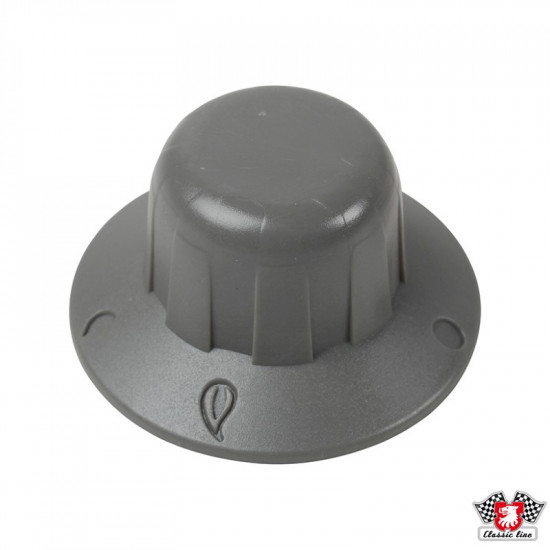 Button for gas cock, grey