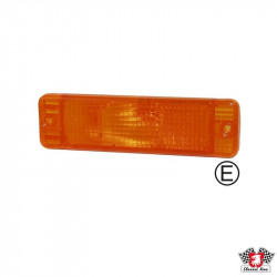 Turn signal light, front, yellow, left/right, E-marked