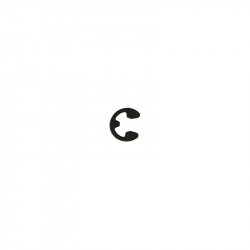 Circlip, 4 mm, " E-design"