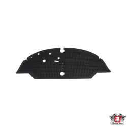 Front rubber floor mat, black, Top quality