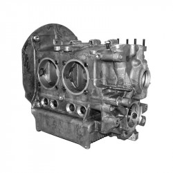 New universal engine case, magnesium alloy AS41, with 8 mm steel case savers. Includes oil pick up tube