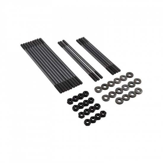 Stud kit, 8 mm, dual port, Brazil. Consists of 4 pieces 8x185 mm, 3 pieces 8x200 mm and 9 pieces 8x235 mm