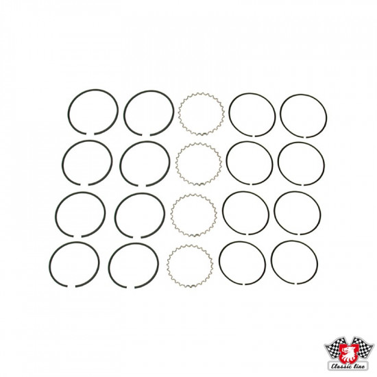 Piston ring set, 85.5 mm, 2.0x3.82,2.0x3.82, 5.0x4.04 mm, CLASSIC