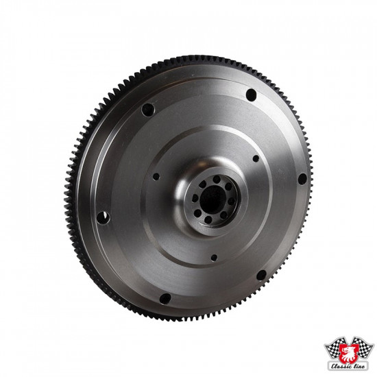 Light flywheel, 130 teeth, 6 kg, 200 mm, 8 dowels, 12 Volt, new