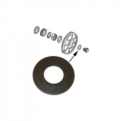 Spring washer for pulley bolt