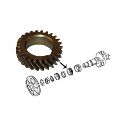 Timing gear for crankshaft