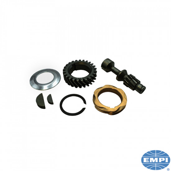 Crankshaft installation kit, 7pcs. Includes new timing gear, distributor drive gear, distributor drive pinion,
oil slinger, retaining clip and woodruff keys