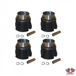 Piston and cylinder set, bore 77.0 mm, stroke 64.0 mm, upper 90 mm, lower 87 mm, CLASSIC