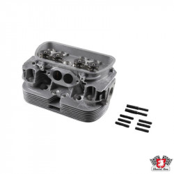 Cylinder head, "040", new, dual port, complete with valves. Inlet valves 35.5x8 mm and exhaust valves 32x8 mm. Spark plug M14x1.25x16 mm. Cylinder Ø94 mm, CLASSIC