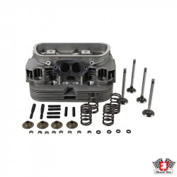 Cylinder head, "040", new, dual port, complete with loose valves. Inlet valves 35.5x8 mm and exhaust valves 32x8 mm. Spark plug M14x1,25x16 mm. Cylinder Ø94 mm, CLASSIC