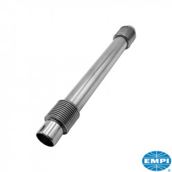 Push rod tube without seals, Windage style, stainless steel. Extend further into the case to
prevent oil from over filling the valve covers during cornering, 1 pcs.