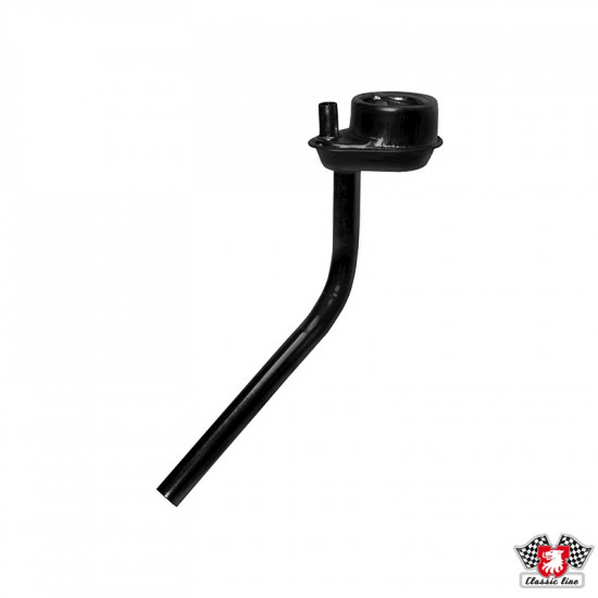 Oil filler neck without cap, black