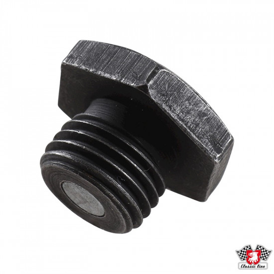 Oil drain plug, M14x1.5x10, magnetic