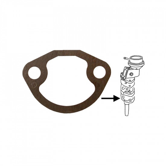 Gasket seal under fuel pump, lower