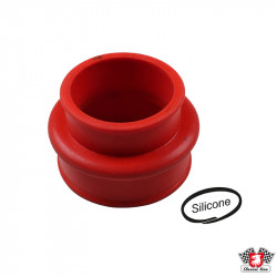 Manifold boot for air intake, silicone, red, heavy duty