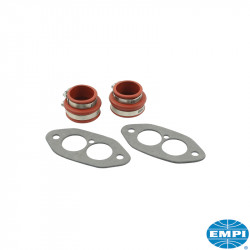 Manifold boot (red) and gasket set for air intake, 2 pcs.