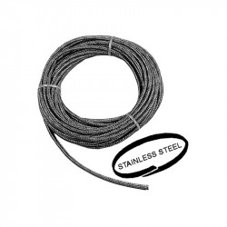 Braided stainless steel hose, 11x17.5 mm, 10 m