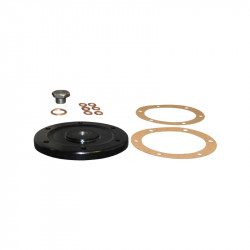 Oil strainer cover kit with gasket and oil drain plug